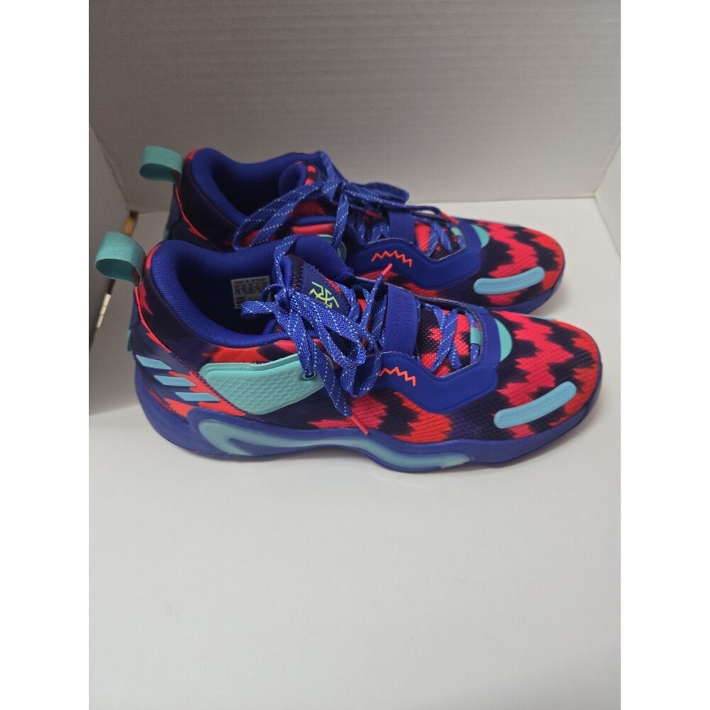 Adidas D.O.N. Issue 3 Men’s Size 14 Sonic Ink Pulse Aqua Solar GZ5525